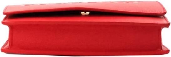 Burberry Rode geëmbosseerde crossbodytas van glad leer Multicolor Dames - Foto 4