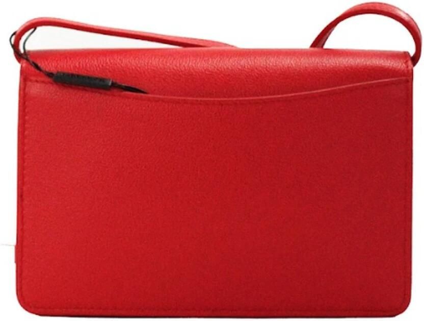 Burberry Rode geëmbosseerde crossbodytas van glad leer Multicolor Dames - Foto 2