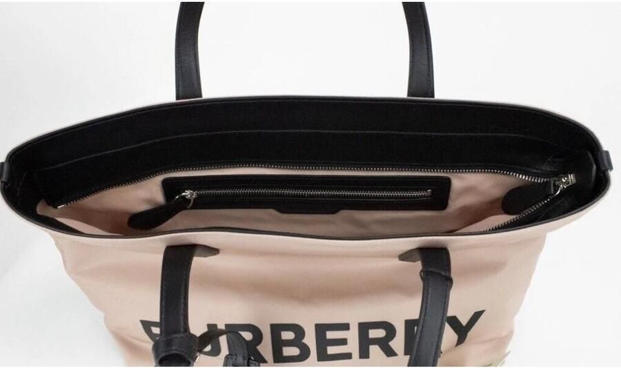 Burberry Milieuvriendelijke Stijlvolle Logo Tote Tas Beige Dames - Foto 2