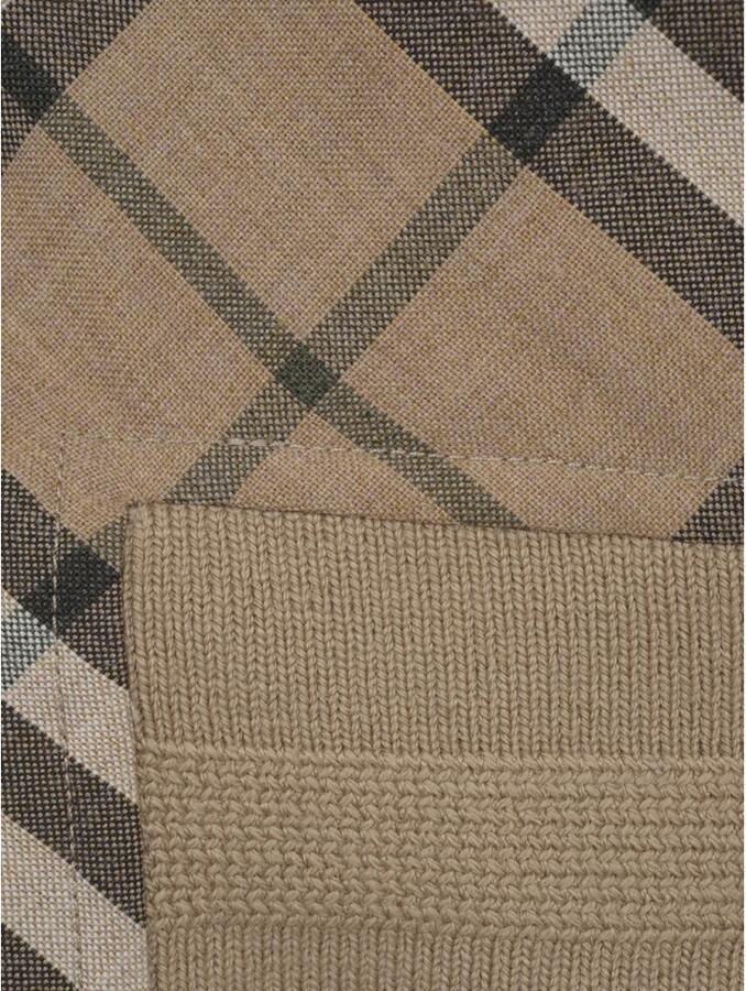 Burberry Trainingsjack Bomberjack met Archivio ruitpatroon en geribbelde details