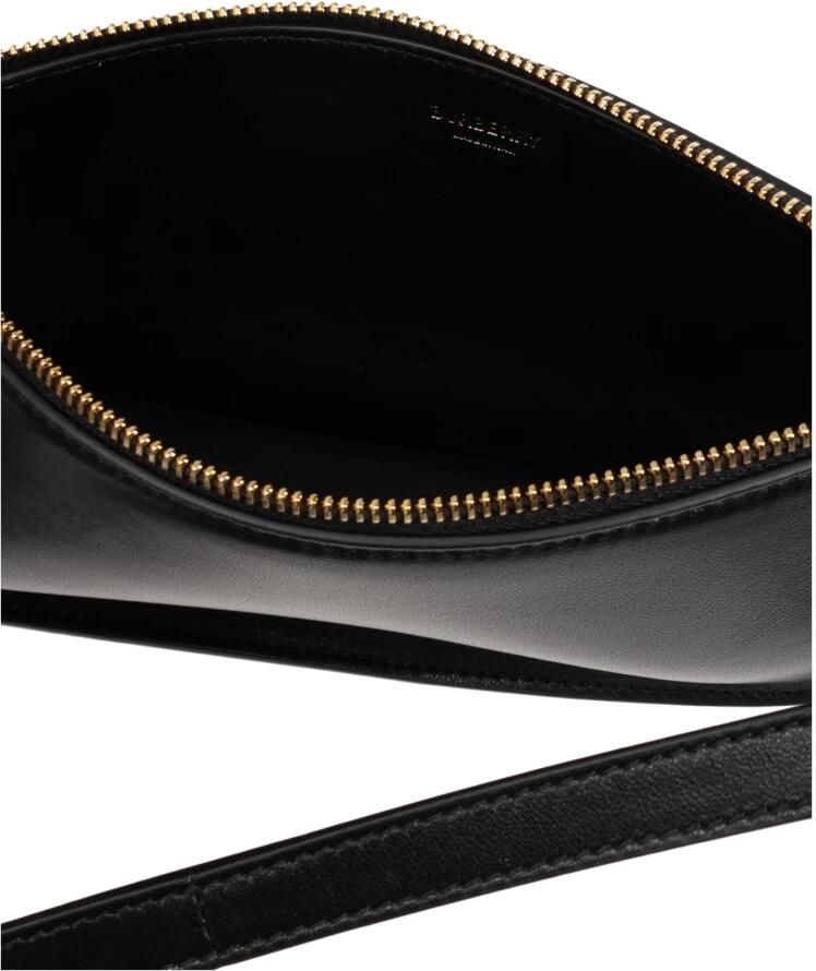 Burberry Hobo bags Mini Shield Sling Shoulder Bag Leather Black in zwart - Foto 2