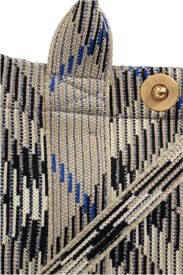 Burberry Handtas Mini Tote handtas met Archivio ruitpatroon en verstelbare riem - Foto 8