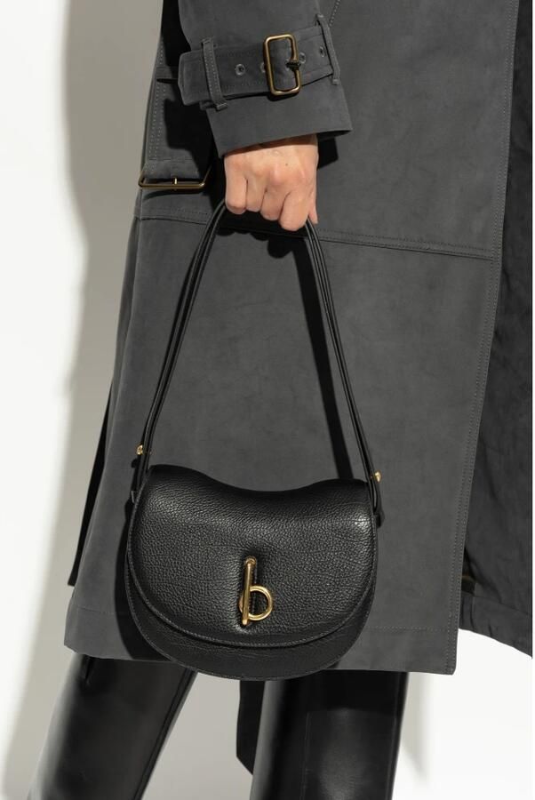 Burberry Schoudertas Leren hobbelpaard schoudertas met verstelbare riem - Foto 5