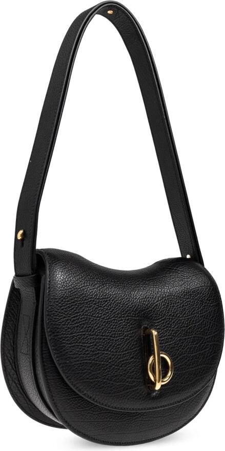 Burberry Schoudertas Leren hobbelpaard schoudertas met verstelbare riem - Foto 4