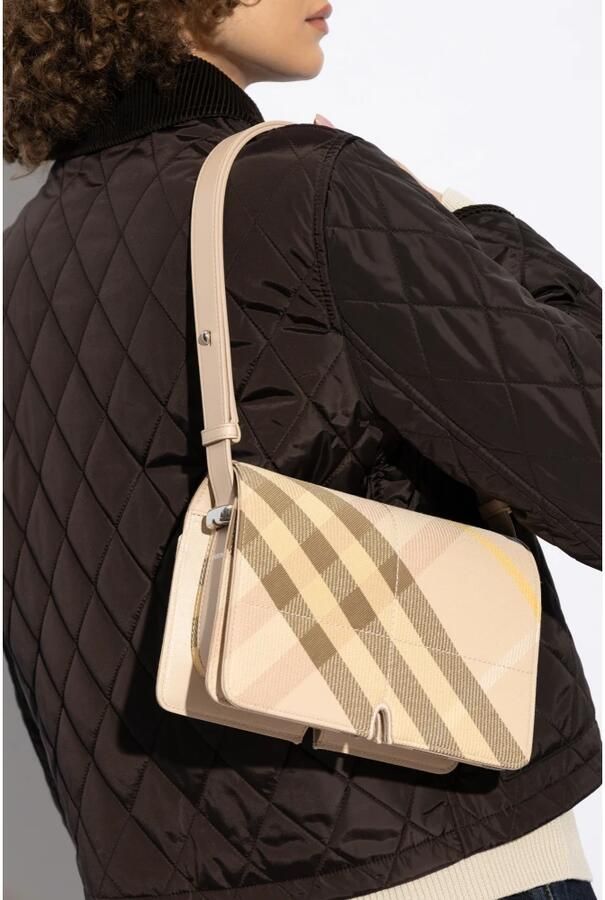 Burberry Hobo bags Snip Shoulder Bag Synthetic Pink in beige - Foto 3