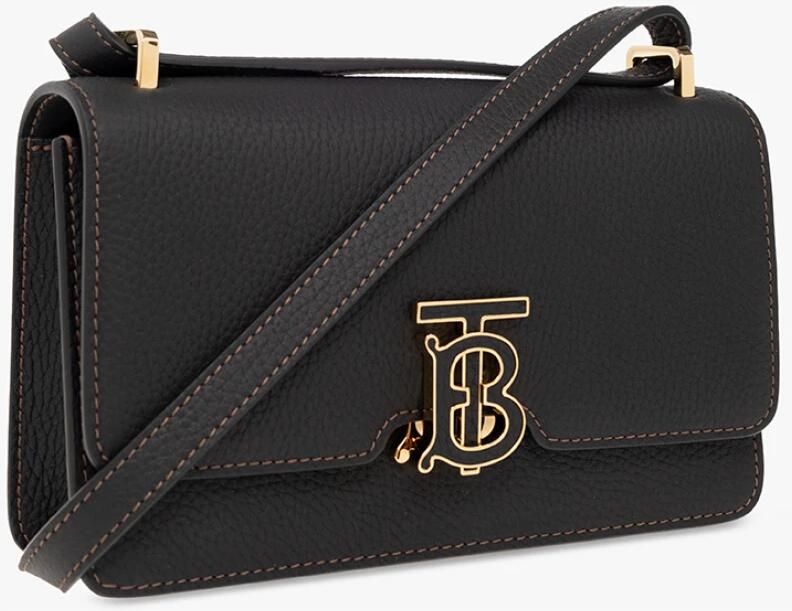 Burberry Schoudertas van korrelig kalfsleer Black Dames - Foto 5