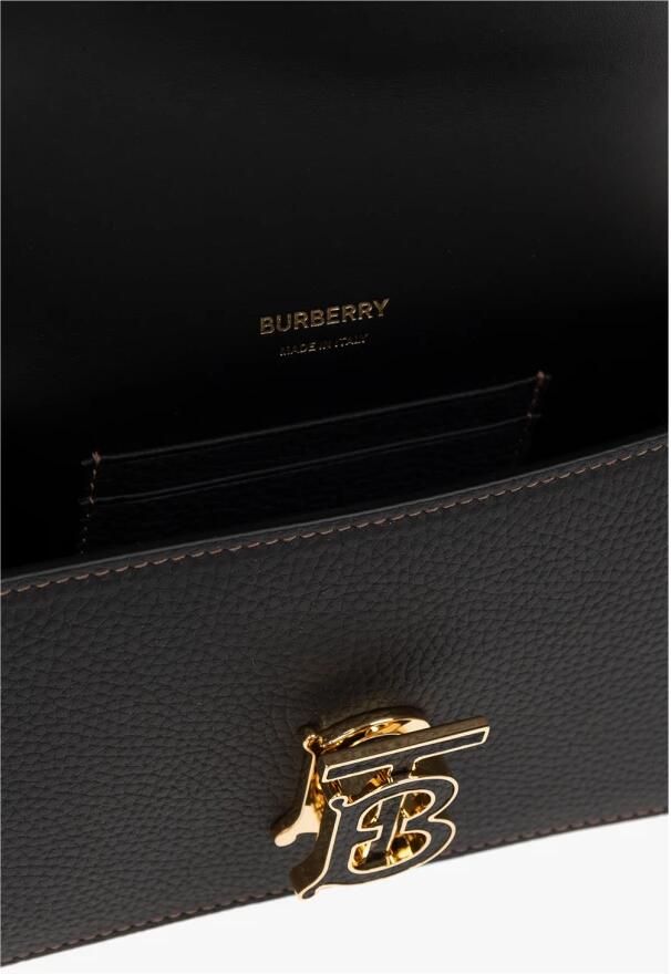 Burberry Schoudertas van korrelig kalfsleer Black Dames - Foto 4