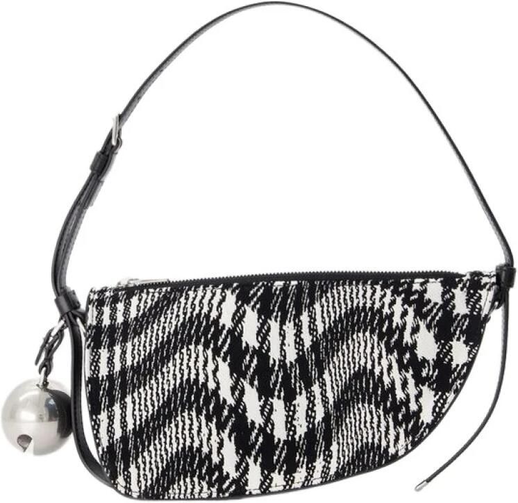 Burberry Mini Shield Sling schoudertas Black Dames