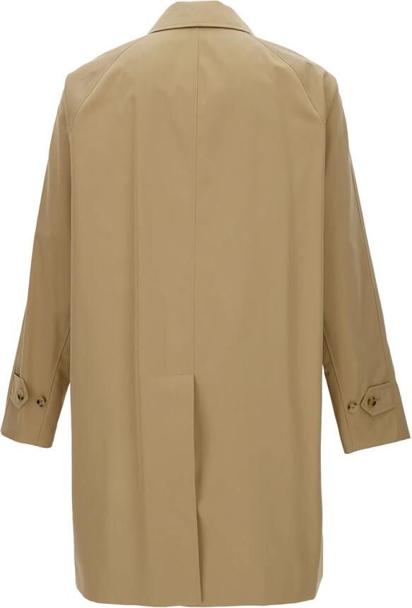 Burberry Klassieke Katoenen Knoopjas met Check Voering Beige Heren - Foto 5