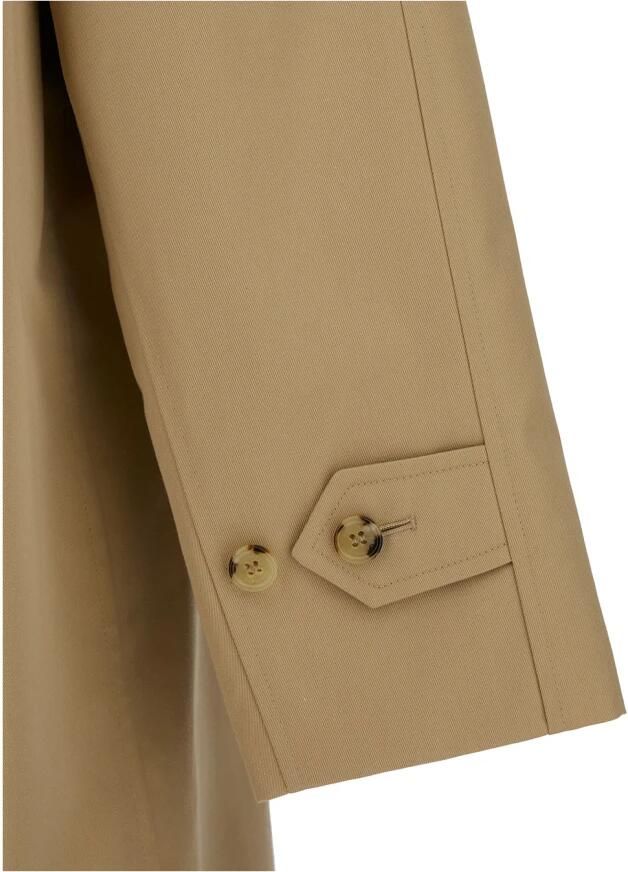 Burberry Klassieke Katoenen Knoopjas met Check Voering Beige Heren - Foto 2