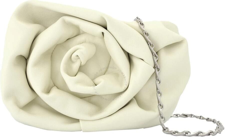 Burberry Stijlvolle Leren Tas voor Vrouwen White Dames