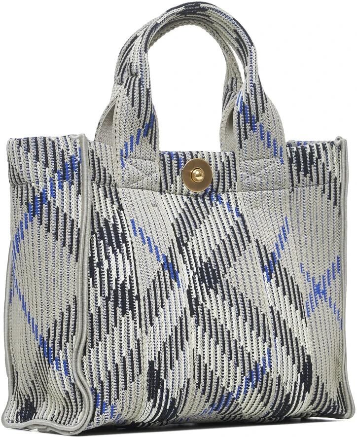 Burberry Handtas Mini Tote handtas met Archivio ruitpatroon en verstelbare riem - Foto 4