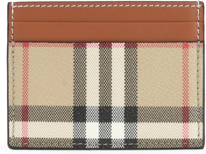 Burberry Portemonnee Iconische kaarthouder met ruitpatroon en dubbele kaartsleuven - Foto 5