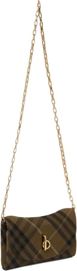 Burberry Shoppers Rocking Horse Crossbody Synthetic Brown in bruin - Foto 4