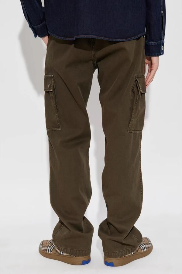 Burberry Cargo Broek met Relaxte Pasvorm Green Heren - Foto 4