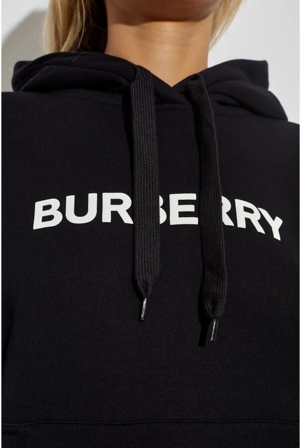 Burberry Sweater Katoenen hoodie met monogramprint en kangoeroezak - Foto 2