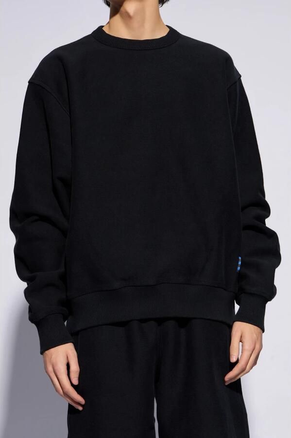 Burberry Zwarte Crew Neck Sweater Equestrian Knight Black Heren - Foto 3