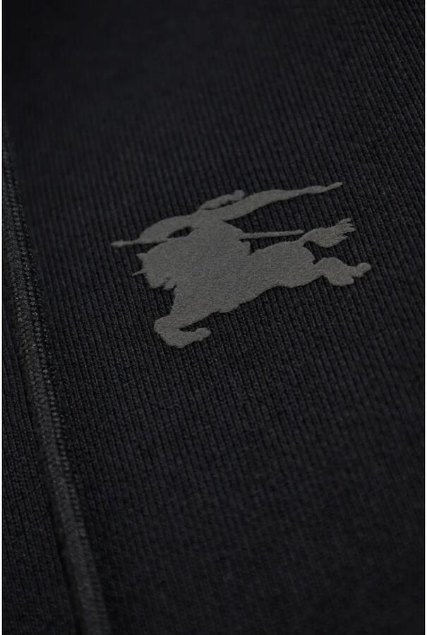 Burberry Equestrian Knight Hoodie met Verstelbare Capuchon Black Heren