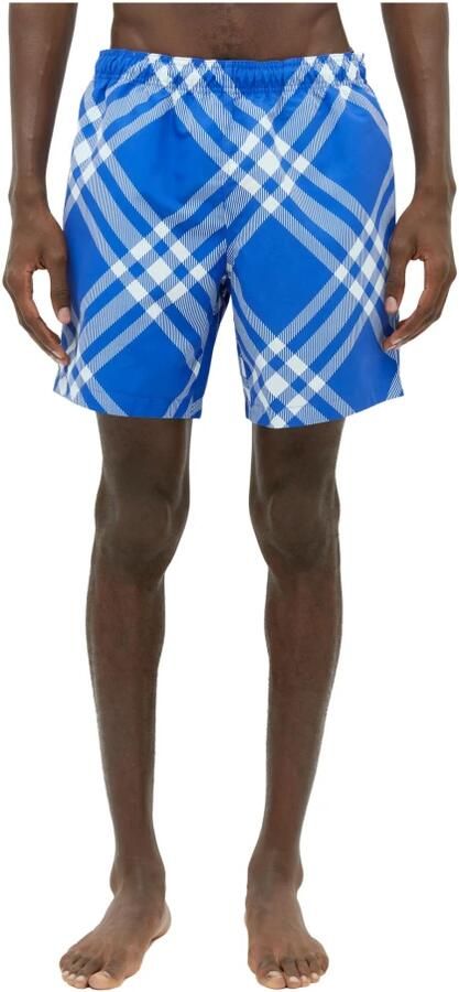 Burberry Bedrukte zwembroek met motief Blue Heren - Foto 11