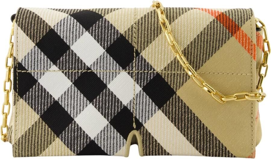 Burberry Hobo bags Snip Mini Wallet On Chain Synthetic Beige in beige - Foto 8