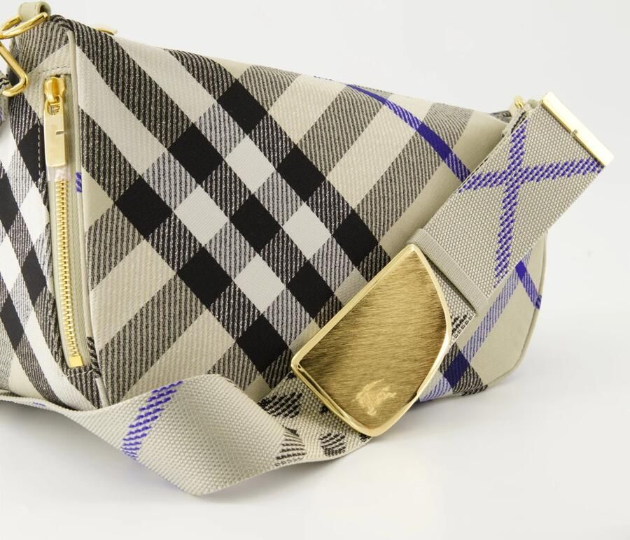 Burberry Crossbody bags Shield Messenger Purse Synthetic Neutral in beige - Foto 5