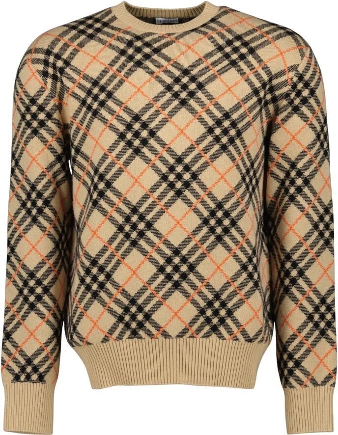 Burberry Vintage Check Trui voor Mannen Beige Heren - Foto 2
