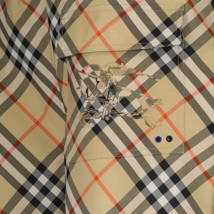 Burberry Zwart T-shirt met geborduurd logo van katoen man Black Heren - Foto 2