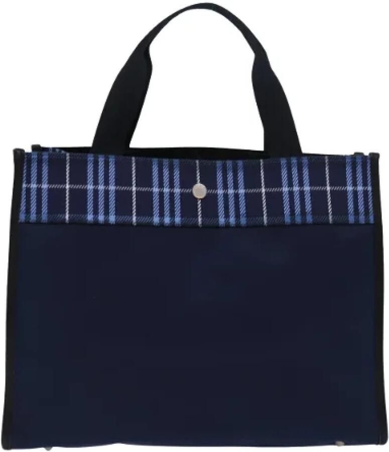 Burberry Vintage Pre-owned Fabric totes Blue Dames