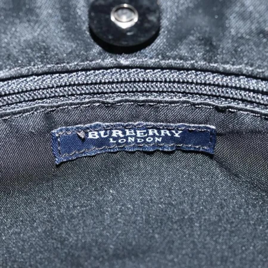 Burberry Vintage Pre-owned Fabric totes Blue Dames - Foto 6