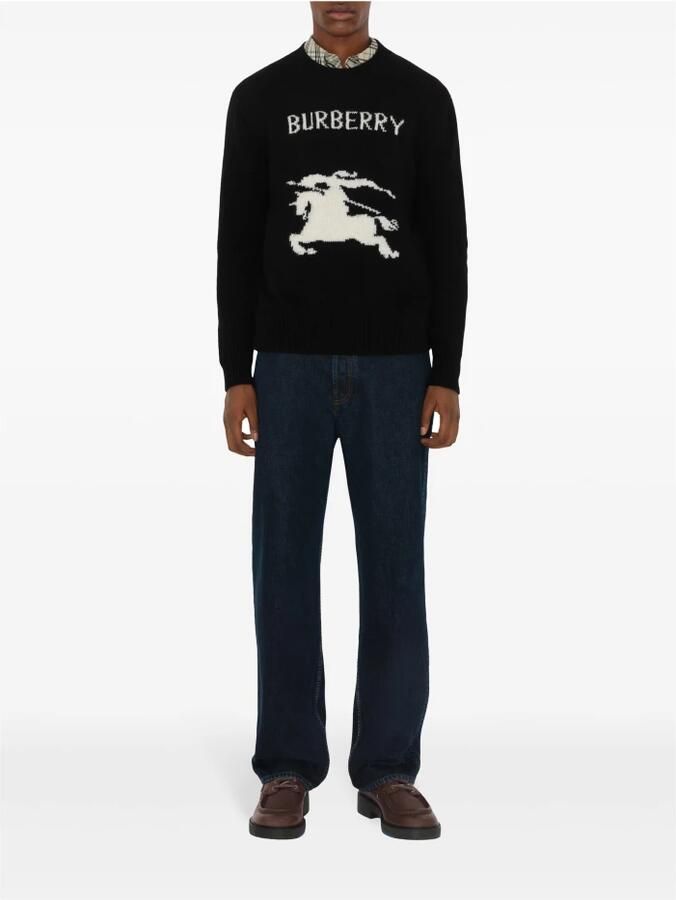 Burberry Luxe Zwarte Sweatshirt voor Stijlvolle Mannen Black Heren - Foto 6