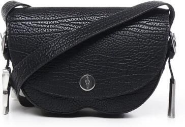 Burberry Zwarte leren schoudertas met ridderontwerp Black Dames - Foto 4
