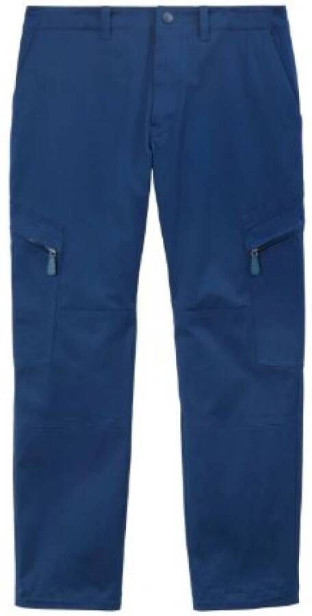 Burberry Cargo broek met geborduurd logo Blauw Heren