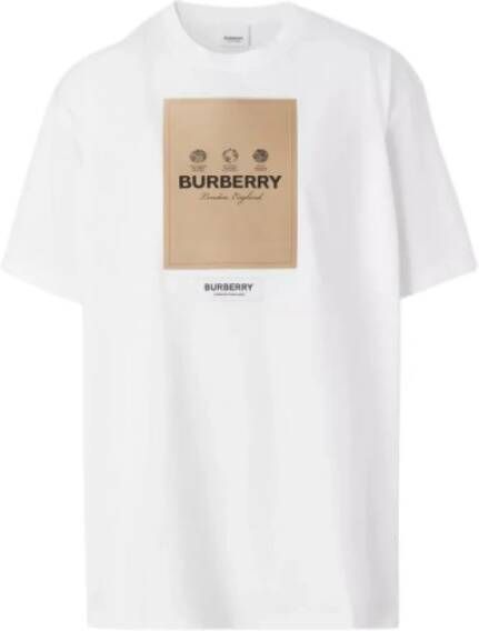 Burberry Carrick T-shirt Wit Dames