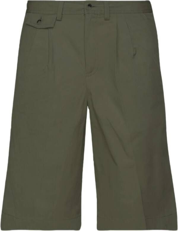 Burberry Casual Olijfgroene Shorts voor Heren Groen Heren