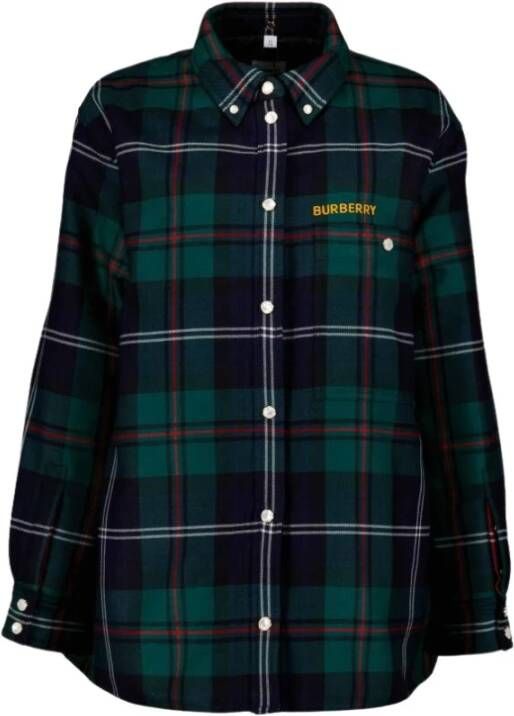 Burberry Casual Shirts Groen Dames