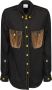 Burberry Chain-detail Shirt met DG Gesp Zwart Dames - Thumbnail 1