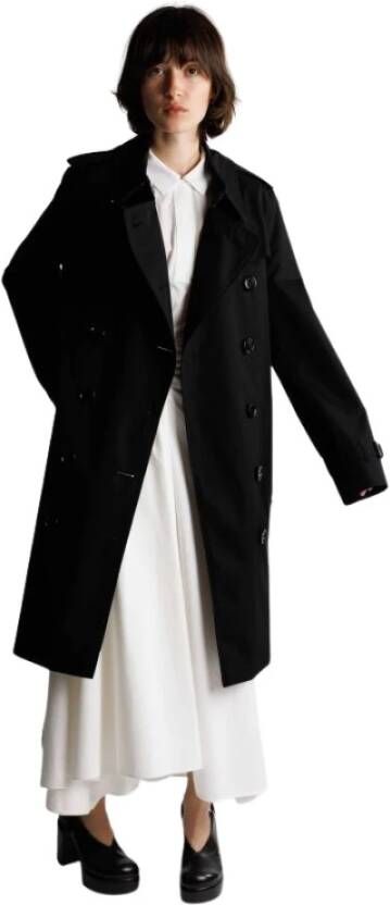 Burberry Coat Zwart Dames