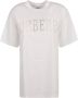 Burberry Dames Katoenen T-Shirt met Verfijnd Ontwerp White Dames - Thumbnail 1
