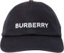 Burberry Distressed Logo Baseball Cap Blauw Dames - Thumbnail 1
