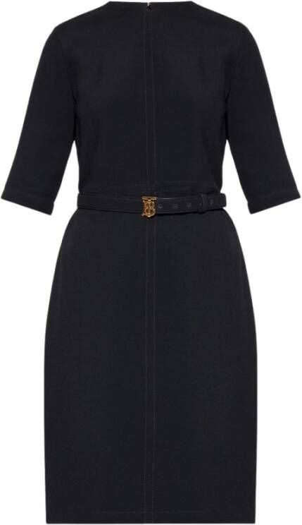 Burberry Midi Dresses Zwart Dames