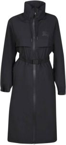 Burberry Elegante zwarte jassen en mantels voor vrouwen Zwart Dames