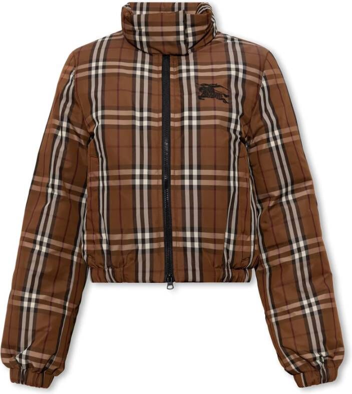 Burberry Eype cropped jas Bruin Dames