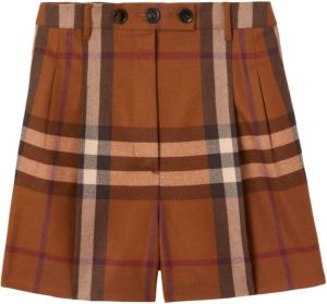 Burberry Flannel shorts Bruin Dames