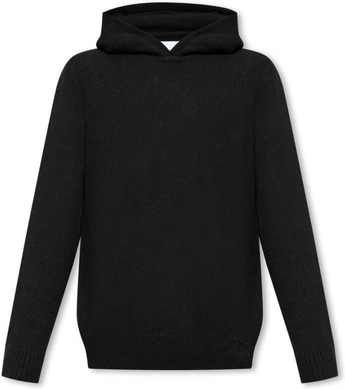 Burberry Forister wool hoodie Zwart Heren
