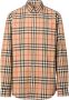 Burberry Geruite Overhemd Klassieke Stijl Vintage Print Multicolor Heren - Thumbnail 4