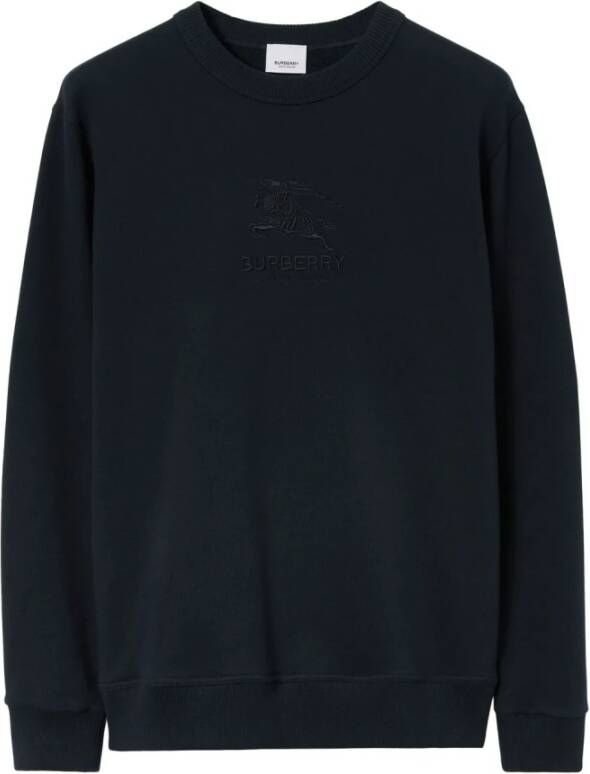 Burberry Geborduurde EKD Logo Sweatshirt Zwart Heren