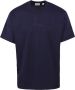 Burberry Blauw EKD Katoenen T-Shirt met Geborduurd Logo Blue Heren - Thumbnail 1