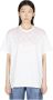 Burberry Grafisch Bedrukt Logo T-Shirt White Dames - Thumbnail 1