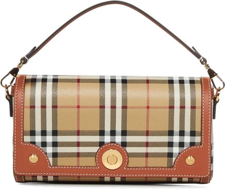 Burberry Note Kleine schoudertas Beige Dames