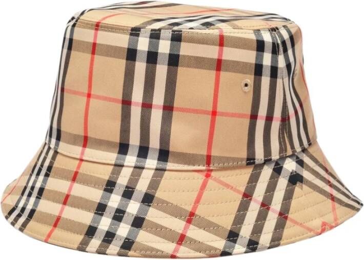 Burberry Vintage Check Emmer hoed Beige